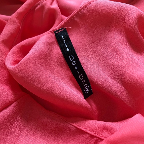 Iris Design Chiffon Ruffle Dress - Picture 5 of 6